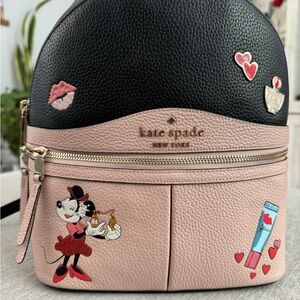 Kate Spade Black and Pink Disney Backpack